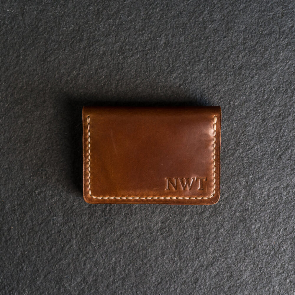 5 Pocket Bifold Wallet - Personalized Leather Wallet
