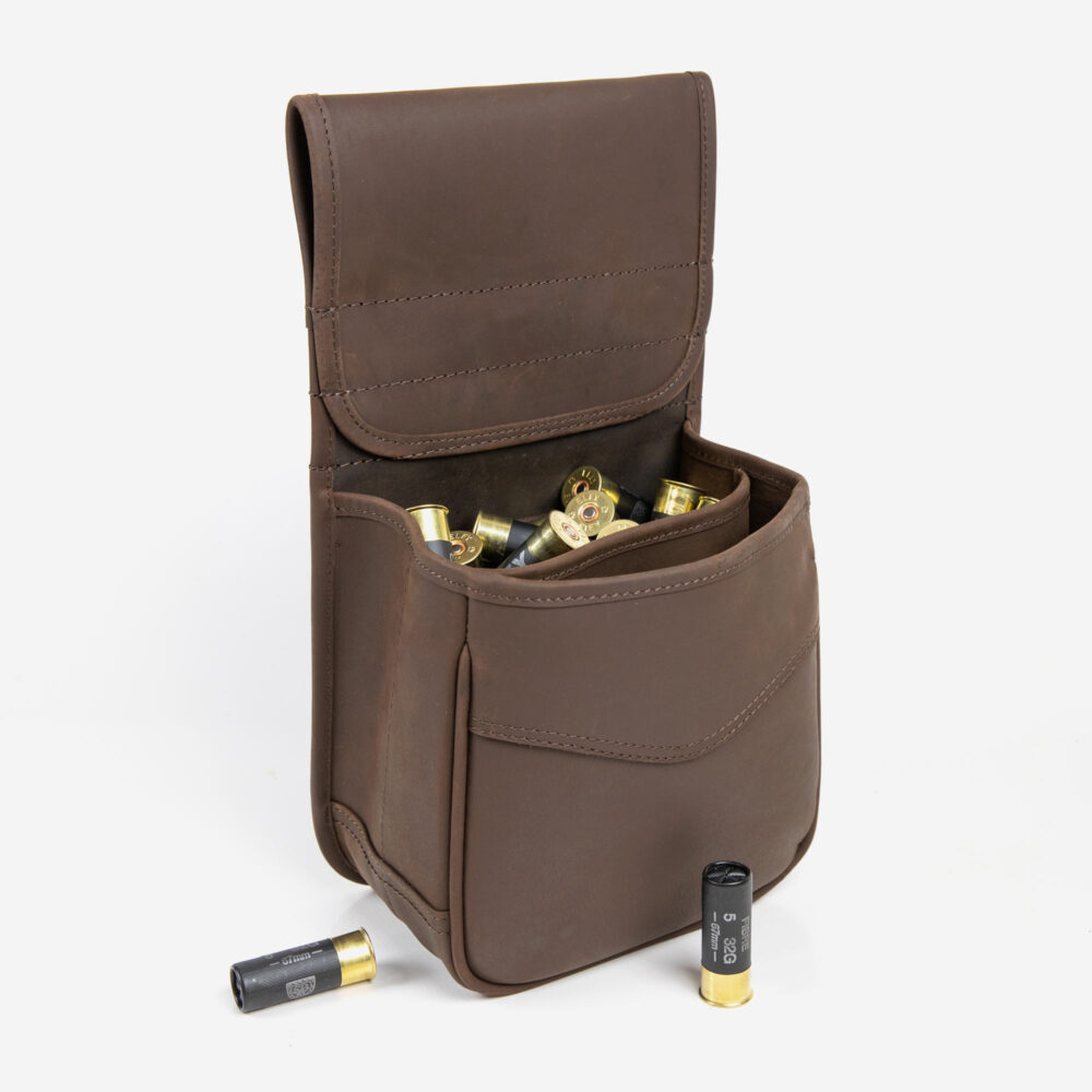 Devonshire Leather Cartridge Pouch Double - 100 Shells