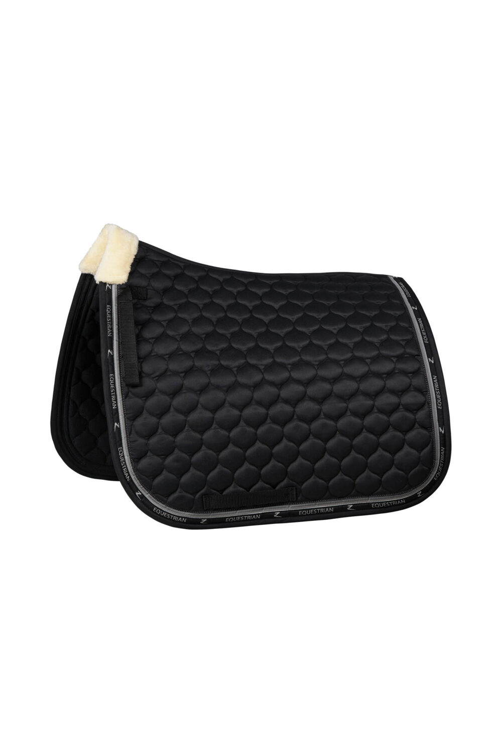 Horze Claremont Dressage Saddle Pad with Faux Fur