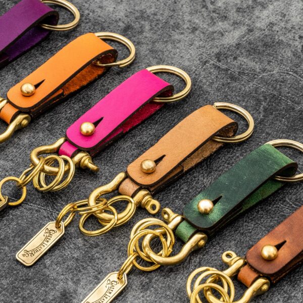 Leather Key Fob - California