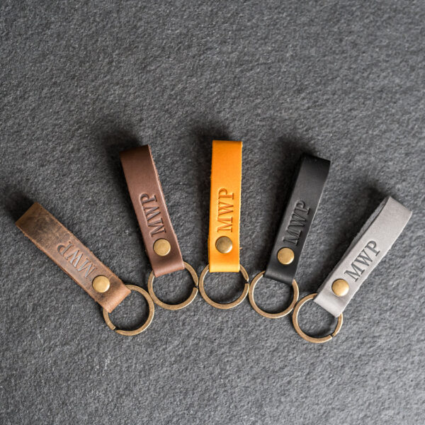Loop Keychain - Personalized Premium Leather Keychain