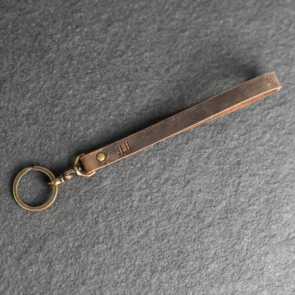 Personalized Premium Leather Keychain Wristlets