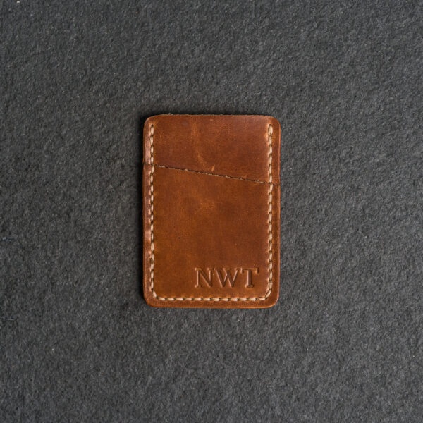 Two Pocket Wallet - Personalized Leather Wallet